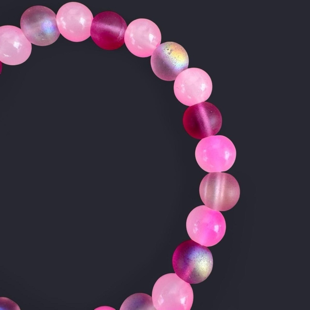Barbie Glass Bead Bracelet - Picture 3 of 4
